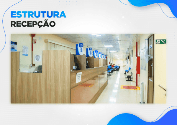 Atendimento na recepção da BioLíder